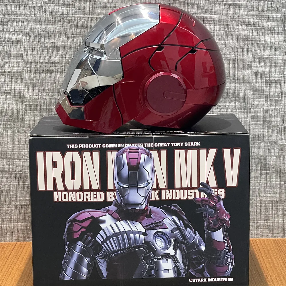 Фигурка шлема Marvel Мстители MK5 Mark 5 1/1 для косплея Железный человек 2 фигурка аниме