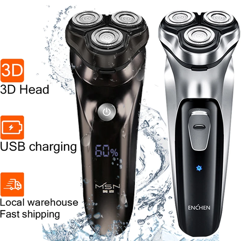 

ENCHEN electric Men's shaver Electric razor beard trimmer for men MSN IPX7 waterproof LCD screen Xiaomi Eco-chain Product 5