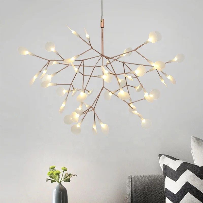 

Classic Heracleum II Pendant Light tree leaf vintage LED lights By Bertjan Pot from Mooi suspension lamp lighting max D210cm SRY