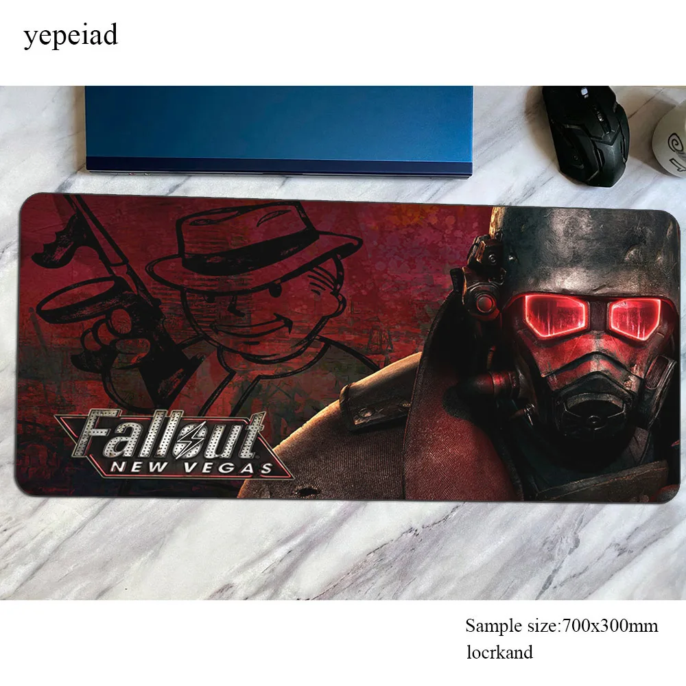 Игровой коврик для мыши Fallout большой клавиатуры 700x300x4 мм размер Xxl ноутбук