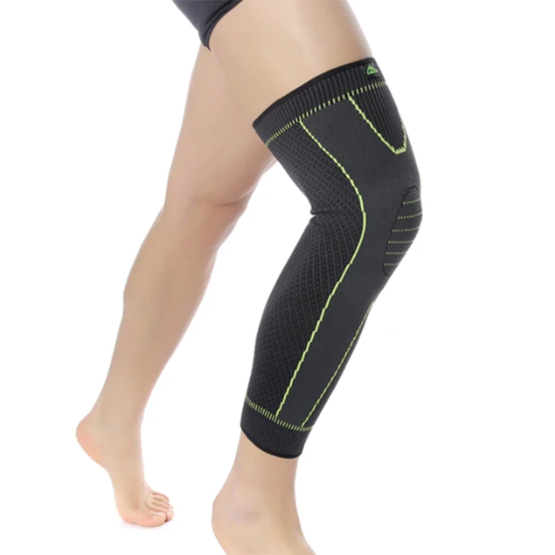 Горячие спортивные бег компрессионный наколенник рукав Поддержка эластичный