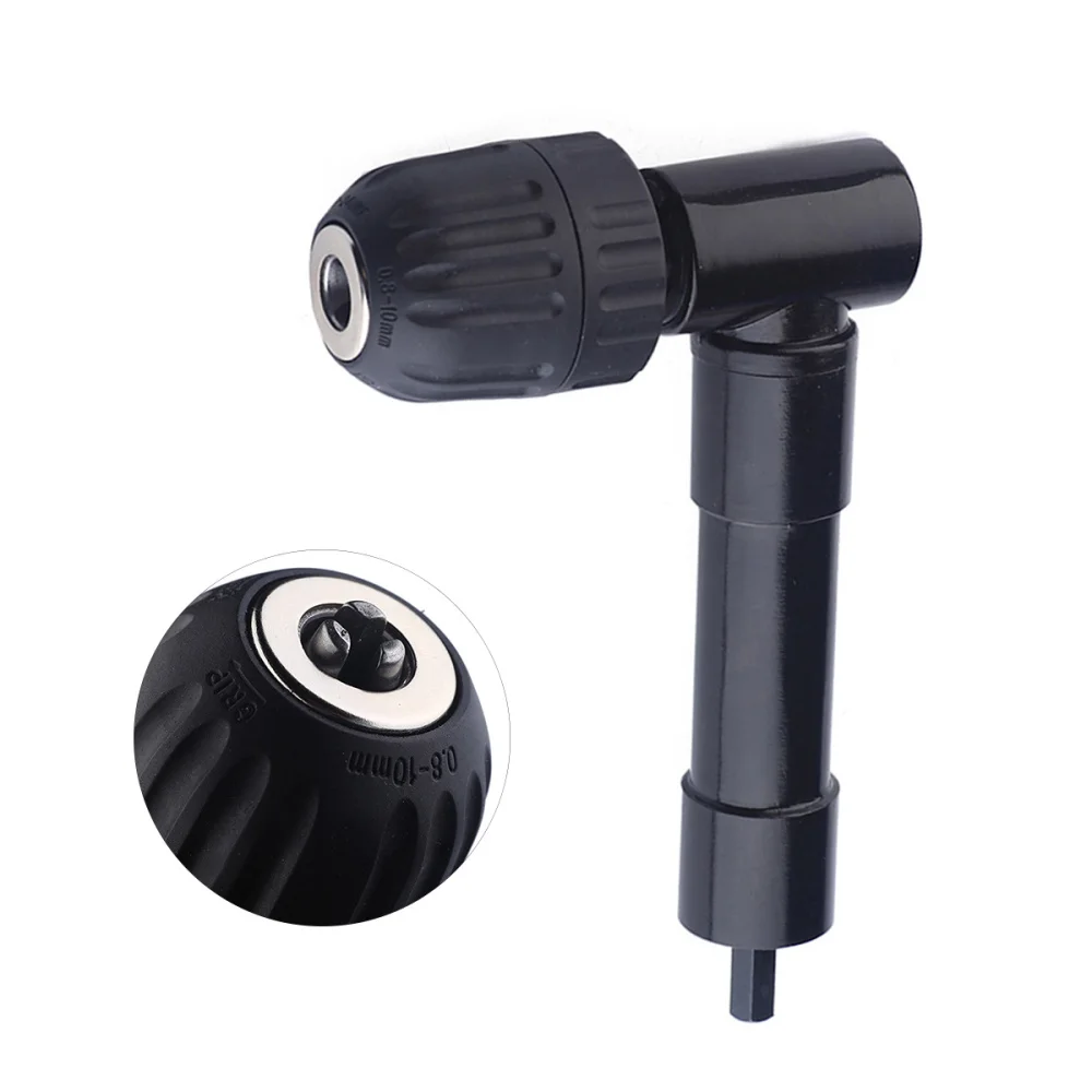 

90 Degree Angle Bend Extension Hex Drill Bit Socket Holder Adaptor Electric Drill Attachment Adapter