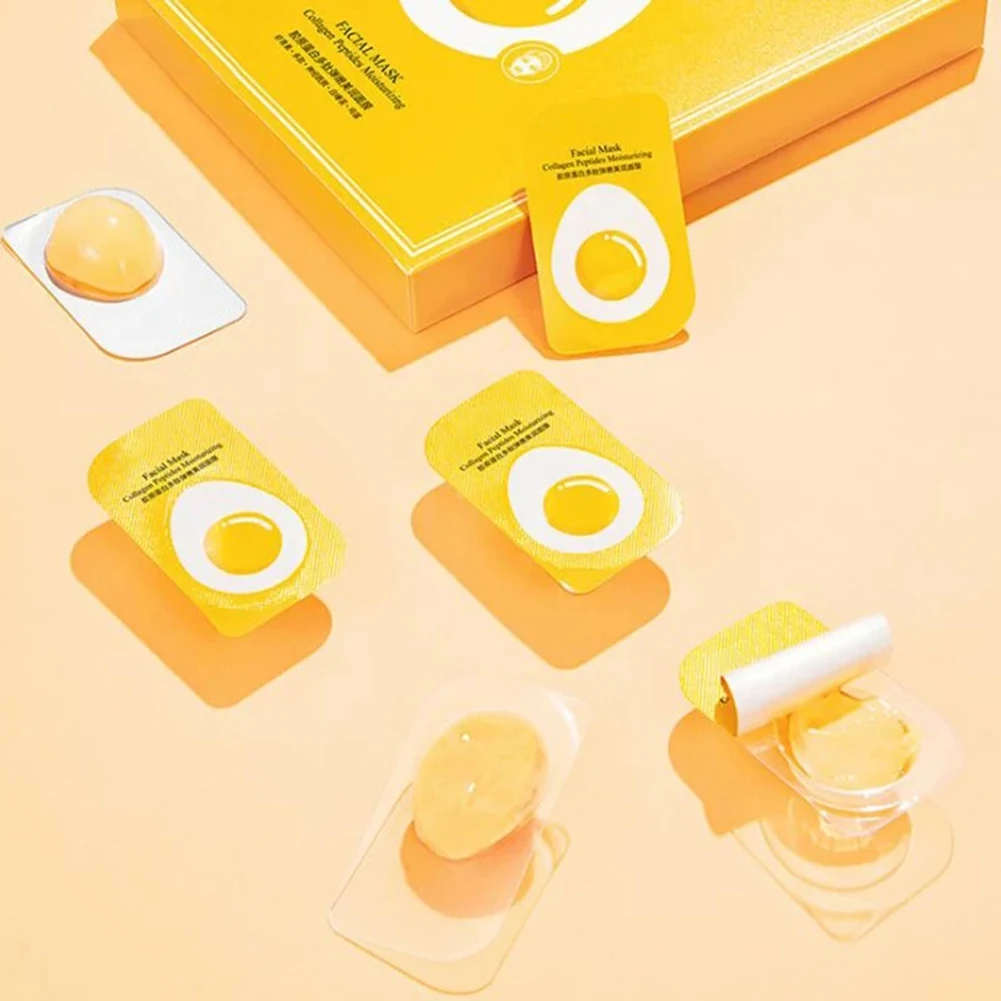 8 шт. коллагеновая Пептидная эластичная увлажняющая маска для сна сужение пор