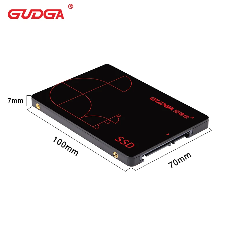 GUDGA SSD 2 5 дюйма SATA3 SATAII 64 Гб 128 ГБ 256 512 ТБ Внутренний твердотельный жесткий диск для