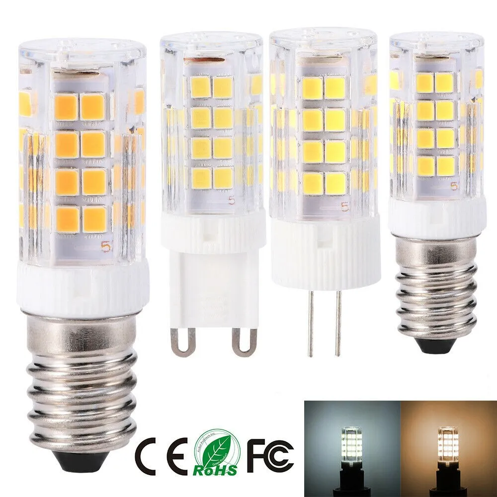

2Pcs G9 E14 LED Mini Lamp 7W 9W12W 15W AC 220V 230V 240V LED Corn Bulb SMD2835 360 Beam Angle Replace Halogen Chandelier Light