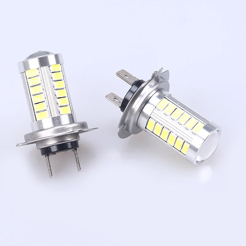 Новые белые светодиодсветодиодный дневные ходовые огни H7 5730 33 SMD с индикацией