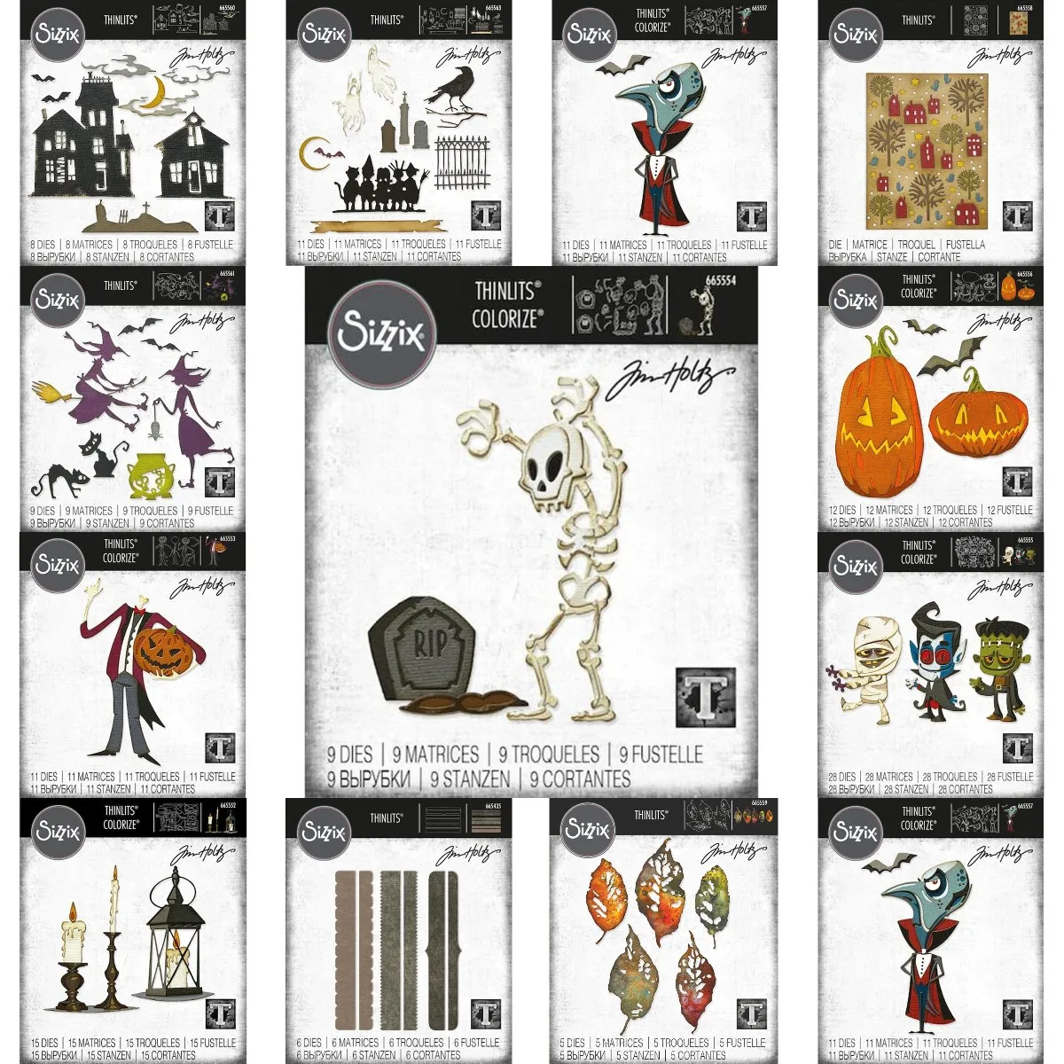 Хэллоуин деревья Тыква фонарь череп Монстр 2021 Новое поступление режущие штампы