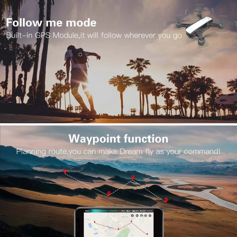 Новинка c fly Cfly Dream Gps Радиоуправляемый бесщеточный Дрон с видом от первого лица