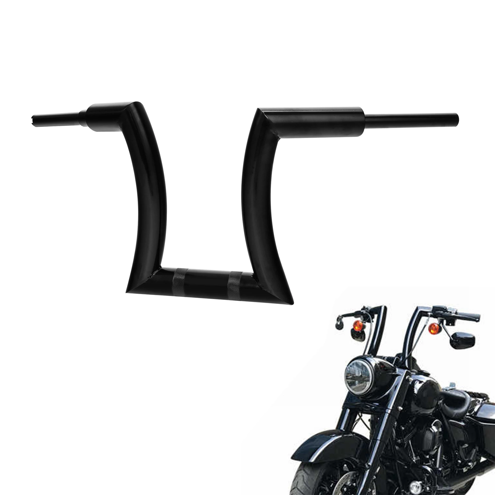 

Motorcycle 20" 18" 16" 14" Rise 2" Ape Hanger Handlebar For Harley Sportster 883 1200 Softail Slim Road King Glide