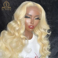 honey blonde hd transparent lace human hair wig body wave pre plucked%c2%a0613 t part lace human hair wigs for black women nabeauty