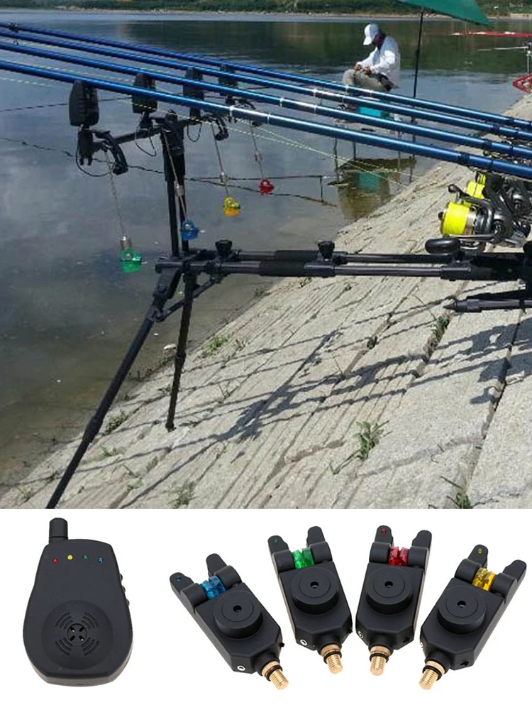 

Fishing Fish Bite Alarm Waterproof Electronic Buzzer on Fishing Rod with Loud Siren Daytime Night Indicator Fishing Swingers