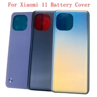 original battery cover panel rear door housing case for xiaomi mi 11 back battery cover with logo replacement parts