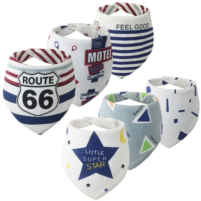 3 шт./лот нагрудники для новорожденных мальчиков и девочек мультяшный бренд 100%