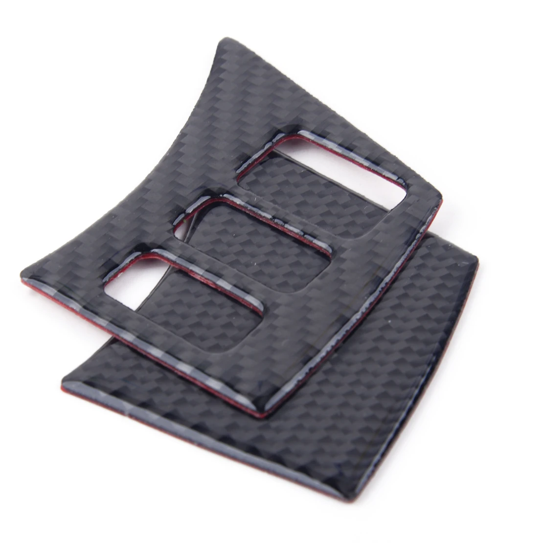 Beler черный 4 шт. карбоновое волокно внутренняя панель рулевого колеса крышка