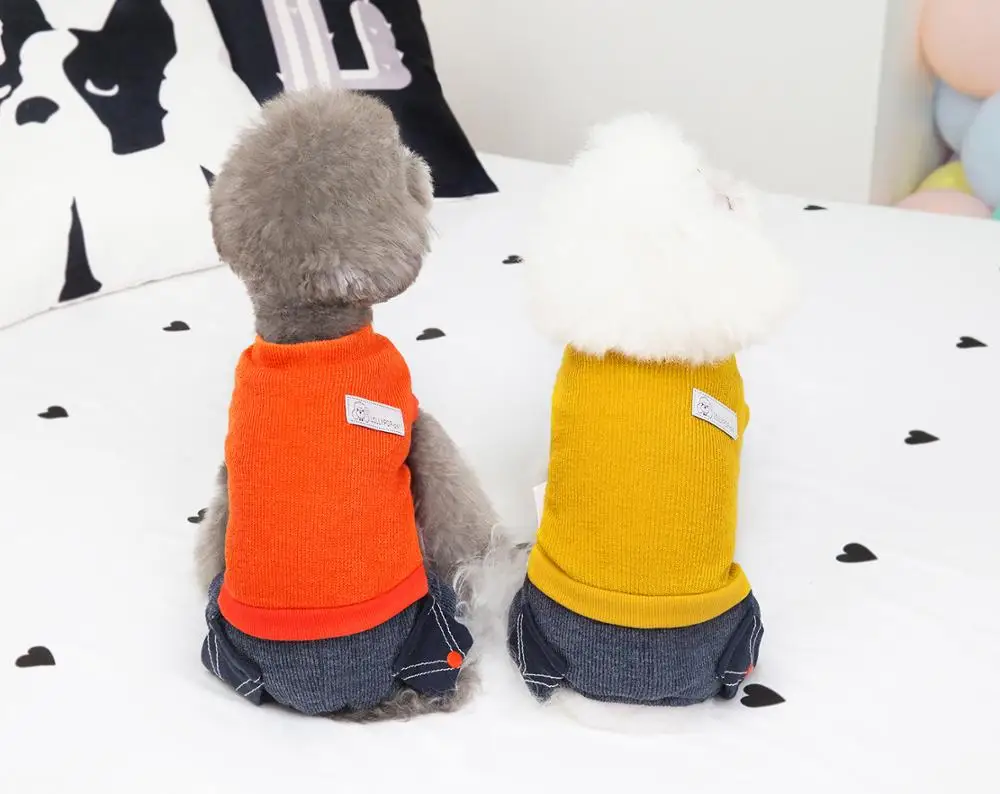 Одежда для собак шерсть четыре ноги питомцев Новое поступление одежда высокое