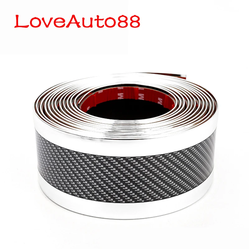 Полоса на бампер автомобиля протектор порога защита кромок наклейки автомобиль