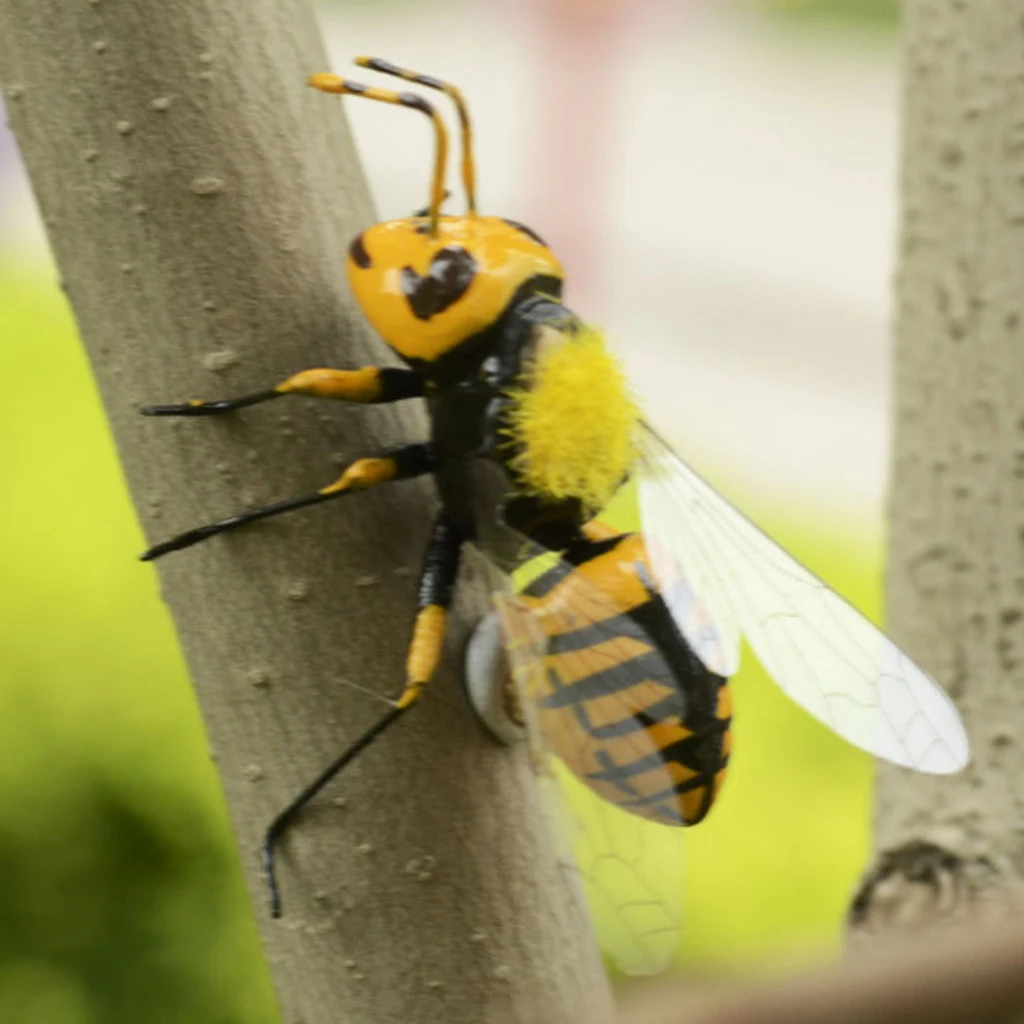 Реалистичная фигурка насекомых пчела кузнечик садовые декоративные игрушки Кол