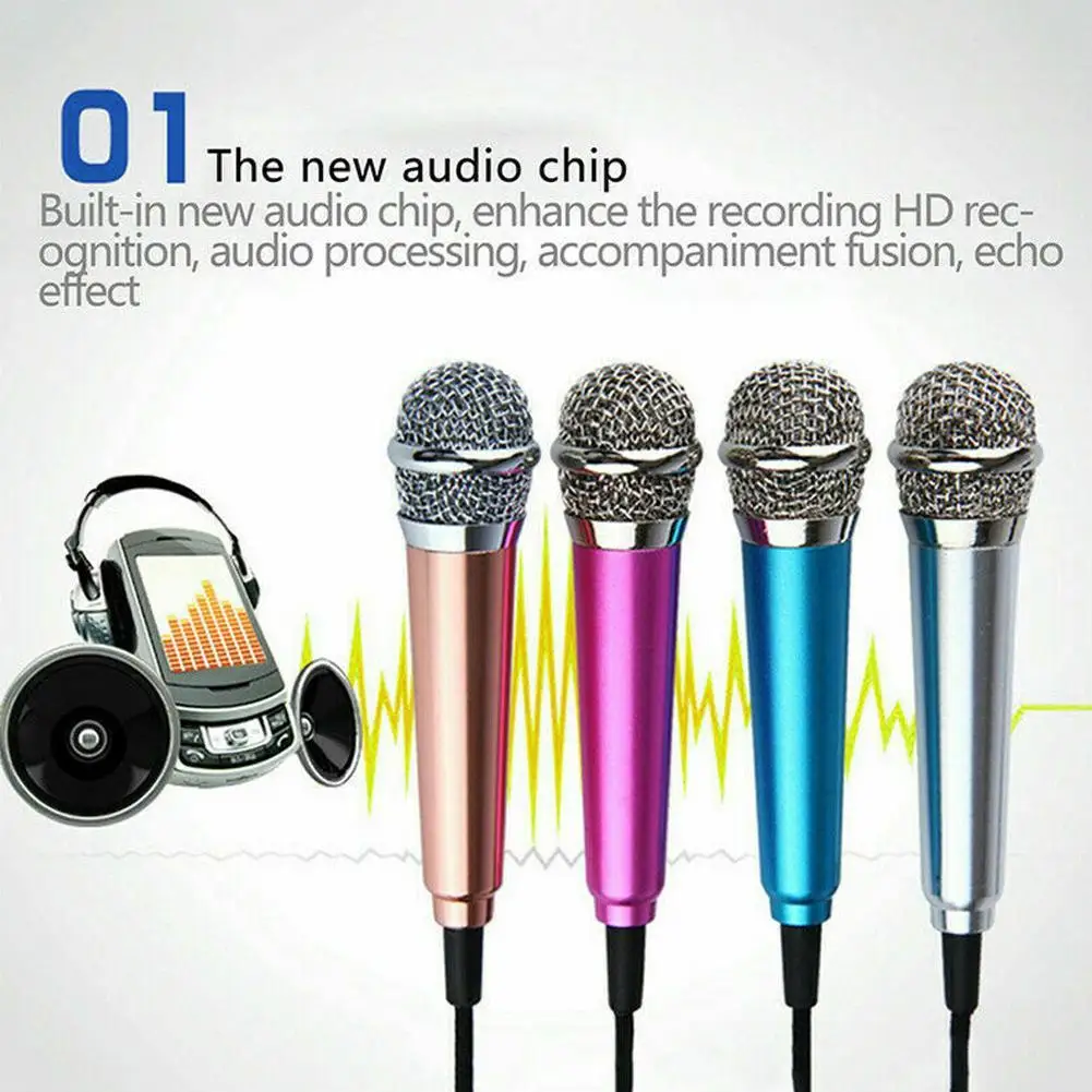 4 вида цветов ручной микрофон