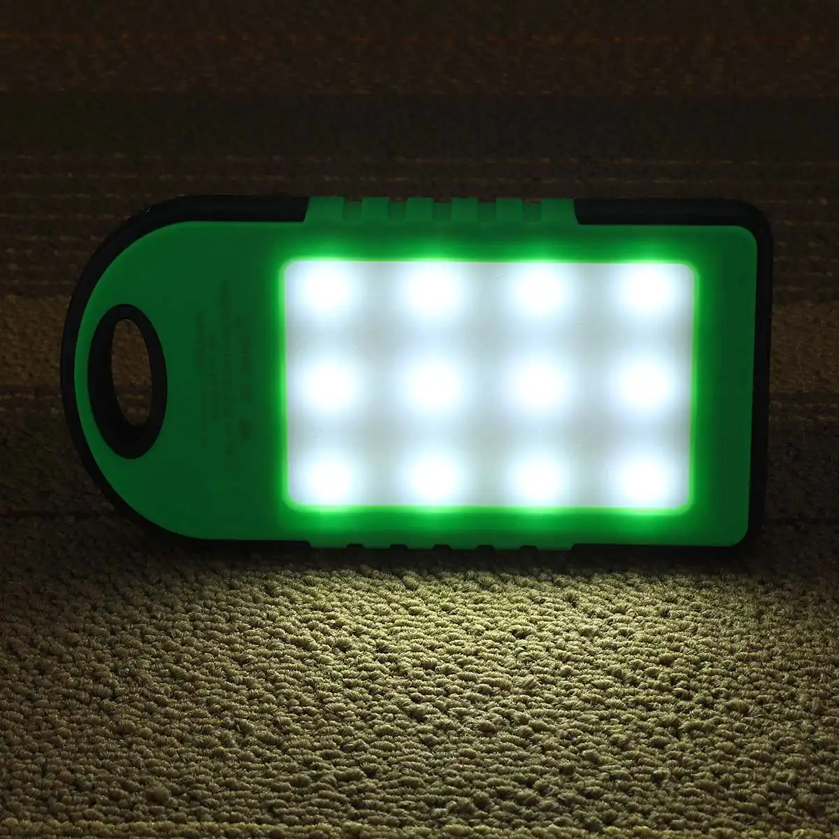 Светодиодный солнечный панельный портативный водонепроницаемый аккумулятор 12000