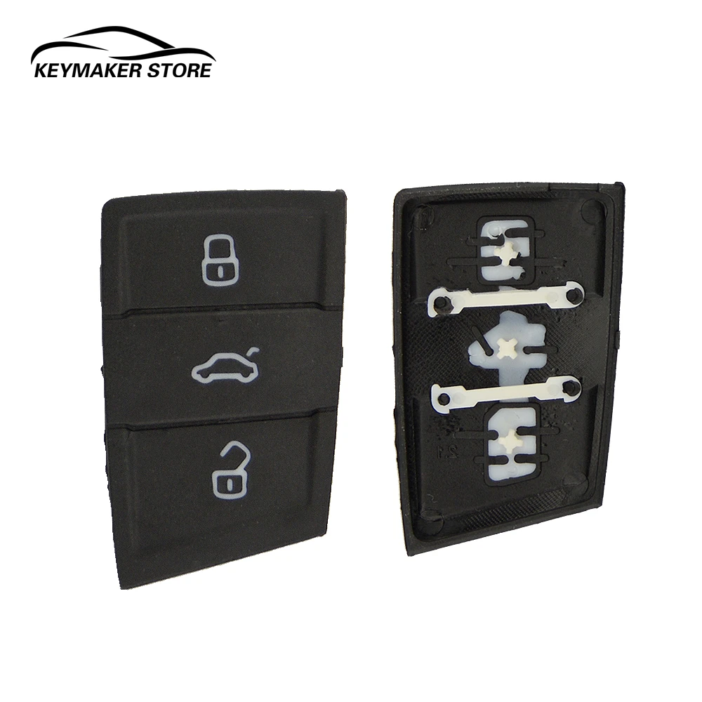 

HOT 3 Buttons Remote Rubber Car Key Pad For VW Golf 7 4 5 Mk4 6 For Skoda Octavia For Seat Leon Ibiza Altea Key Fob