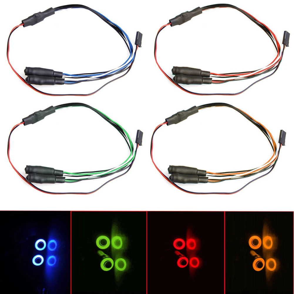 Светодиодсветильник лампа ангельские демонические глазки 5 мм 2 светодиода для