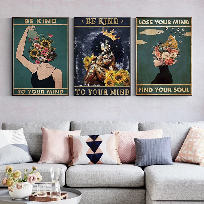 Потеряйте ума и найдите вашу душу-это музыка плакат печать живопись декоративная