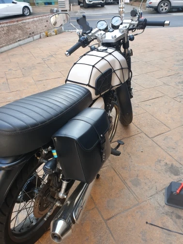 Мотоциклетная сумка из искусственной кожи боковая для инструментов чемодан