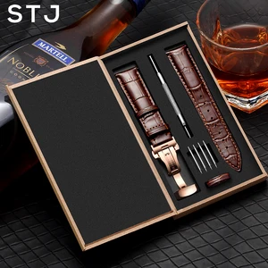 Ремешок STJ из натуральной кожи для Samsung Galaxy gear s3, 4246 мм, 18202224 мм