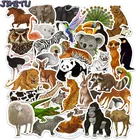 50 шт. тропического леса животных настенные наклейки для детской ноутбук камера гитара скейтборд упаковка этикеток Водонепроницаемый с героями мультфильма Зоопарк наклейка для скрапбукинга