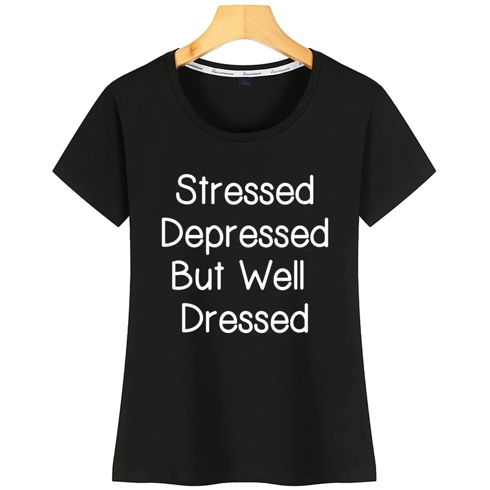 Футболка женская хлопковая в готическом стиле базовая черная смешная одежда с