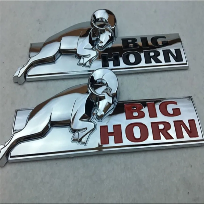 Для Dodge Ram 1500 2500 3500 хромированный большой гудок эмблема задней двери BigHorn задняя