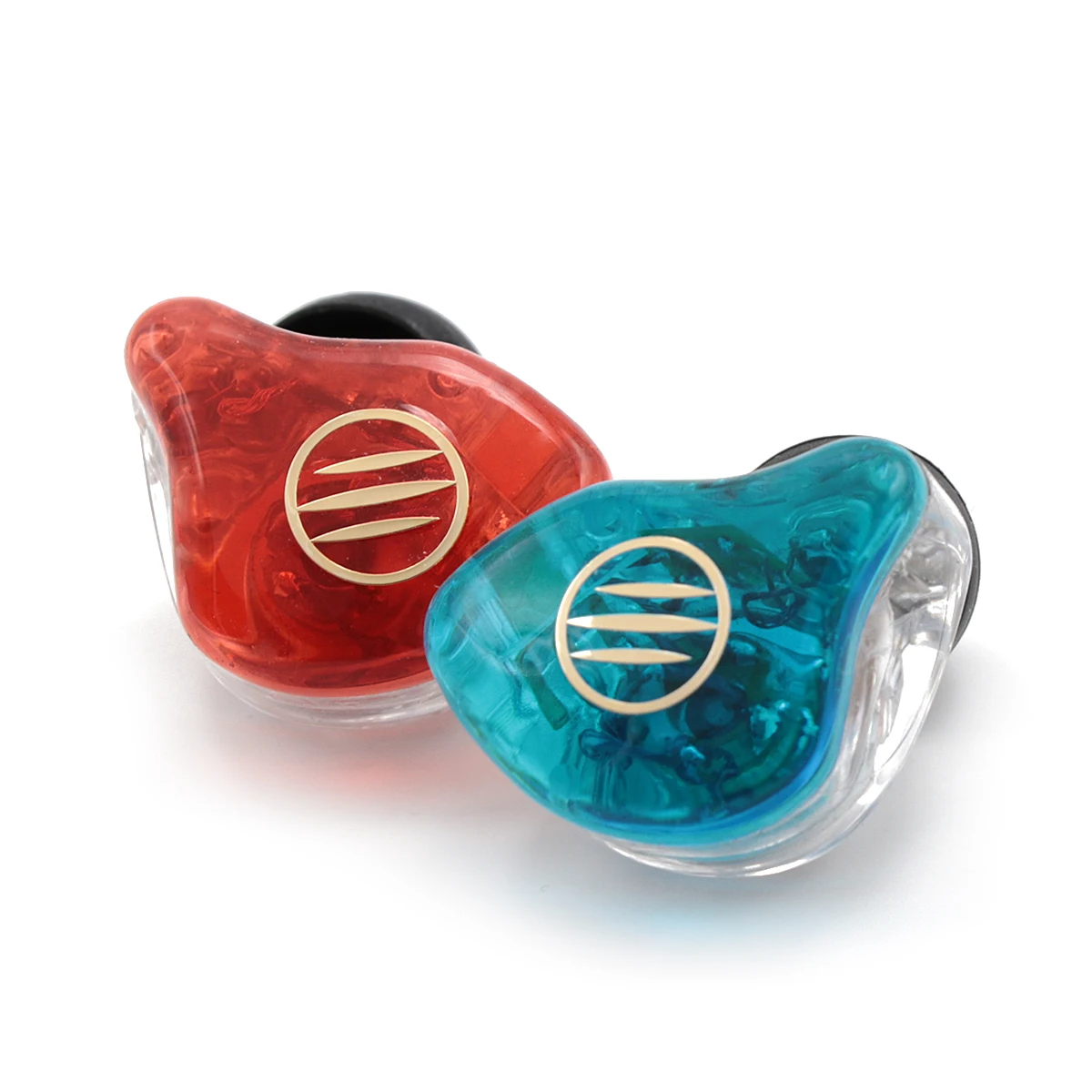 Red-Blue without mic BGVP DS1 Pro 2BA+ 1DD гибридные наушники-вкладыши с тройным драйвером 4 ядра OCC съемный MMCX кабель Audiophile IEMs - Цвет: Red-Blue without mic