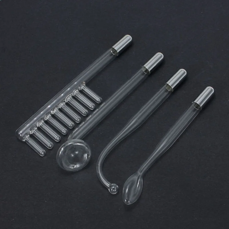

High Frequency Galvanic Glass Tube Skin Care Acne Spot Blemish Remover Glass Electrode Tube Red Ray Spa Beauty Device
