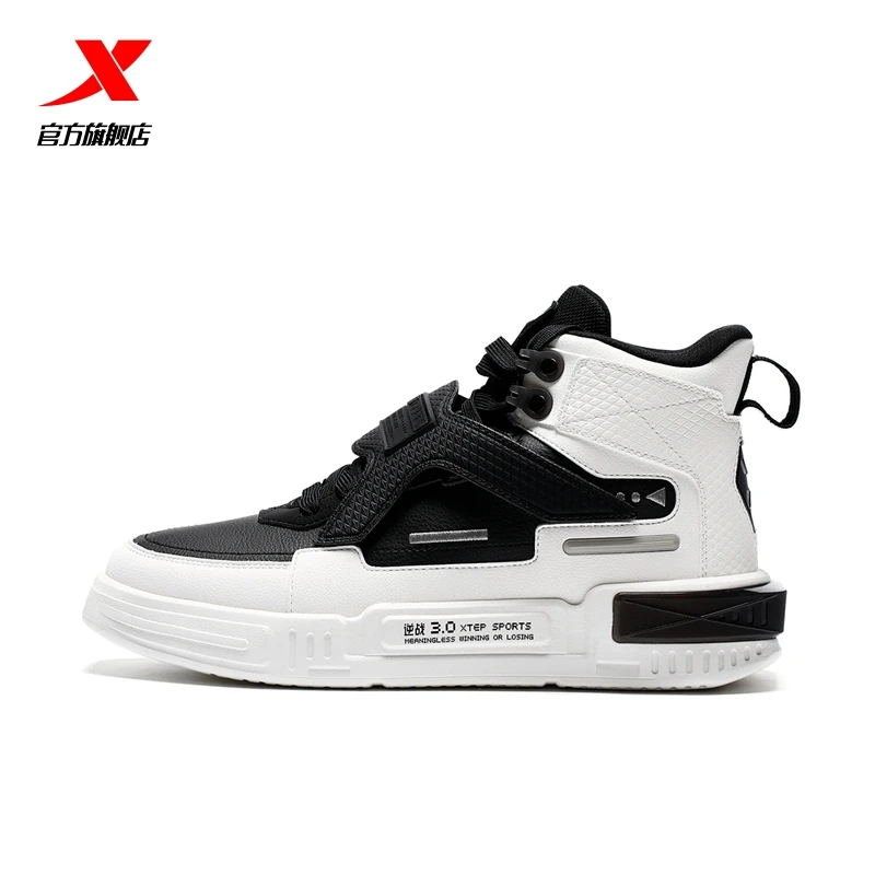 XTEP series high top board shoes men's 2021 autumn flagship new trend authentic anti war 3.0 casual sports shoes