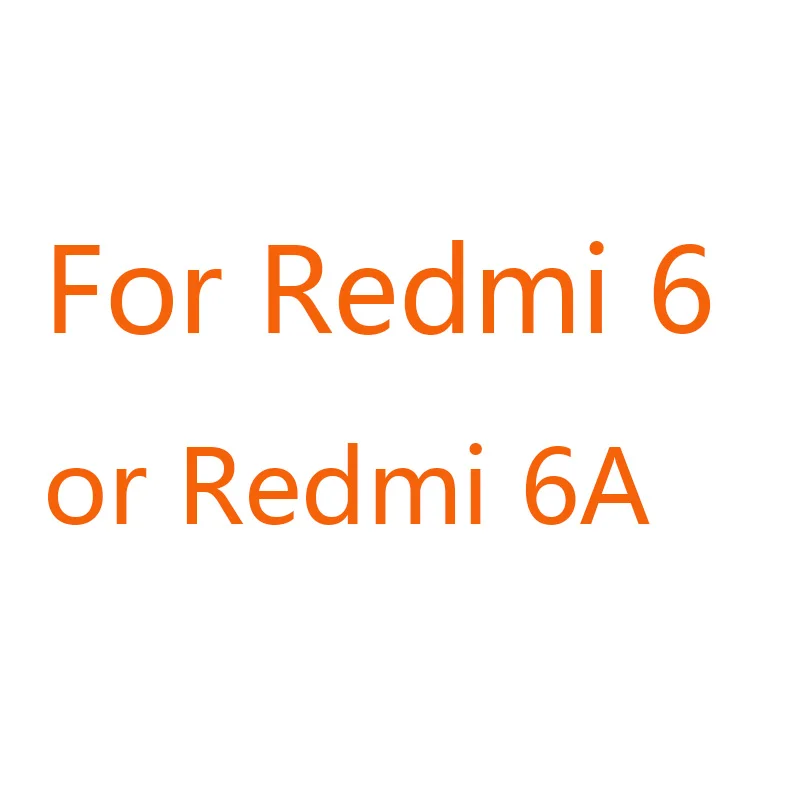For Redmi 6 or 6A Полностью покрывающая Гидрогелевая пленка для Xiaomi Redmi Note 8, 9, T, 7, 6 Pro, 5, 4, 4X, Защита экрана для Redmi 7 Pro, 6, 6A, 4X, защитная пленка без стекла - Цвет: For Redmi 6 or 6A