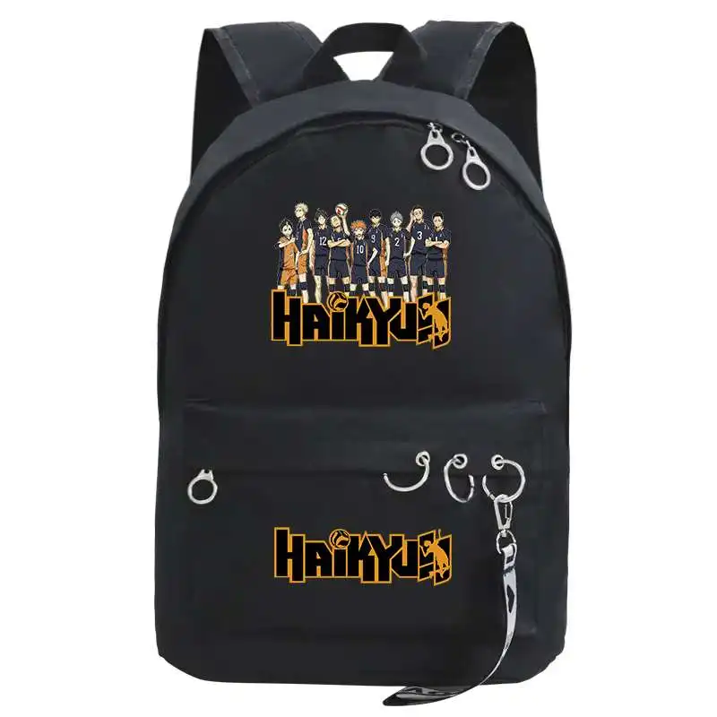 

Haikyuu!! Backpack Women Travel Bagpack Shoulder Bag Harajuku Waterproof Pocket Bags Daily Student Sports Bag Laptop Backpacks