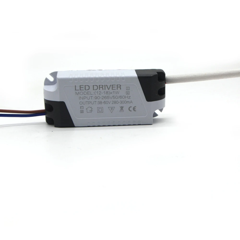 Светодиодный драйвер постоянного тока Питание 3 Вт-24 Вт AC85-265V 300mA 280mA светильник