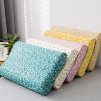 memory foam pillow latex pillow floral printed cotton sleeping pillow protector home pillow case cover