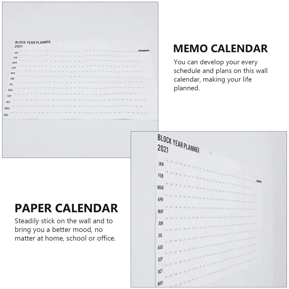

1PC Planning Memo Calendar 2021 Daily Schedule Calendar for Home Office
