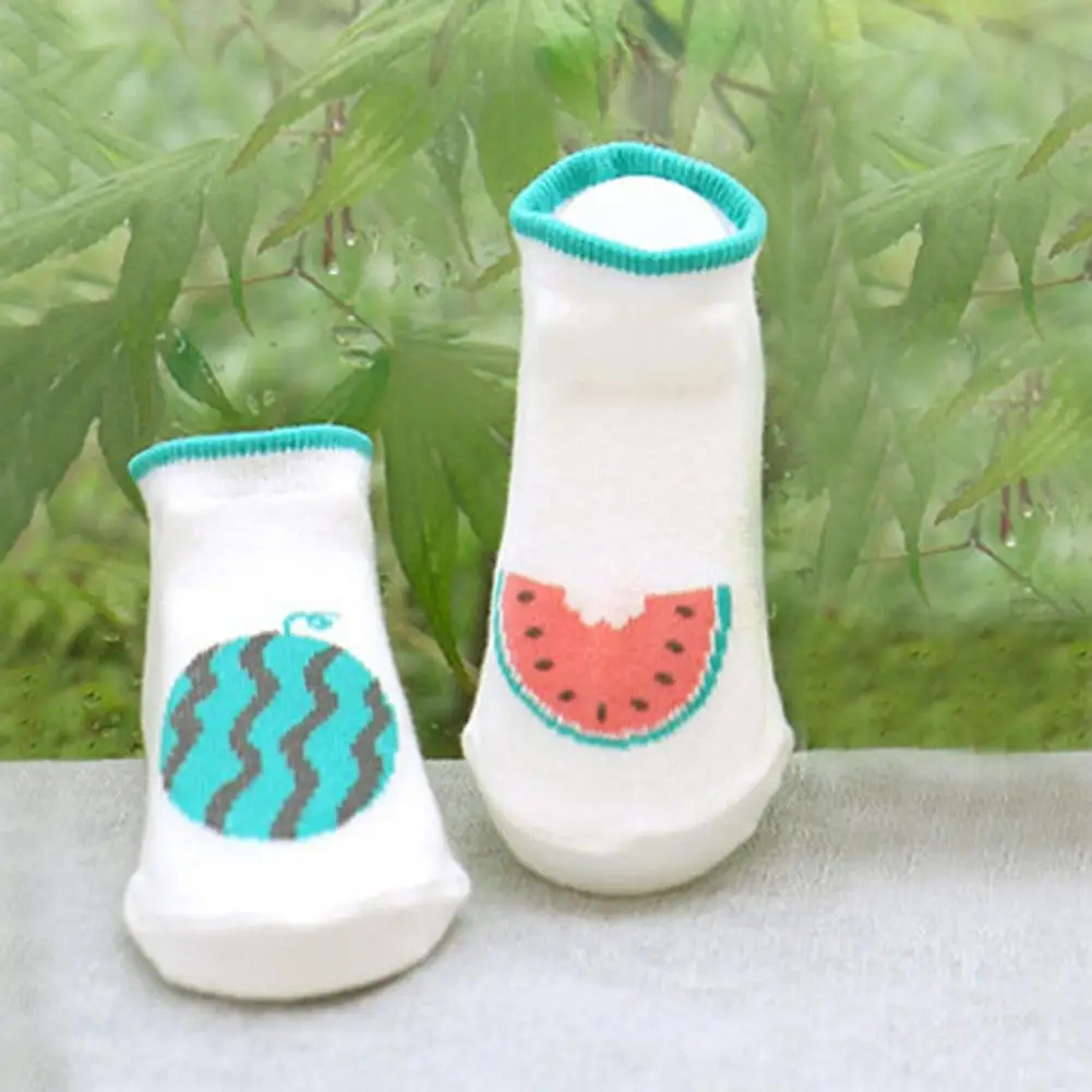 Детские дышащие хлопковые короткие носки-лодочки |