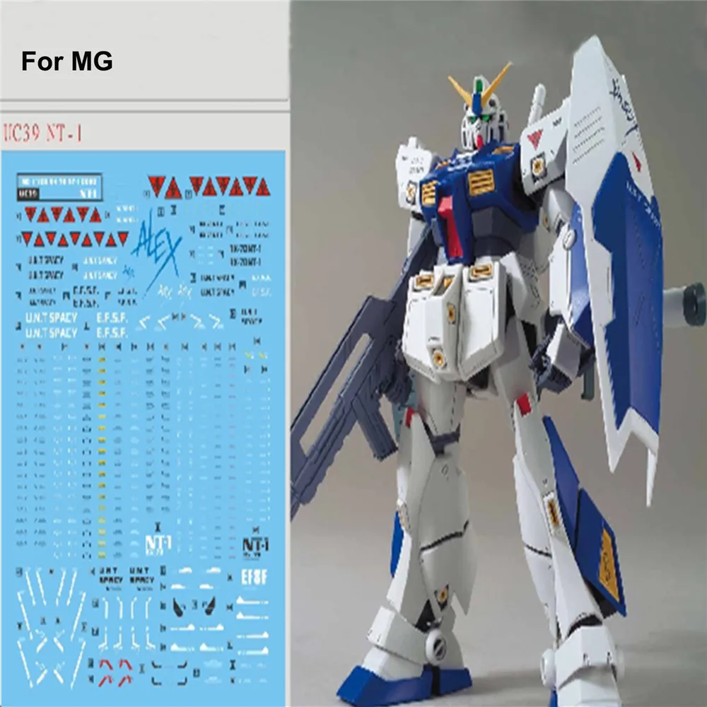 

DIY Water Slide Stickers for Bandai MG 1/100 RX-78 NT-1 Gundam Alex ver 2.0 Model Decal