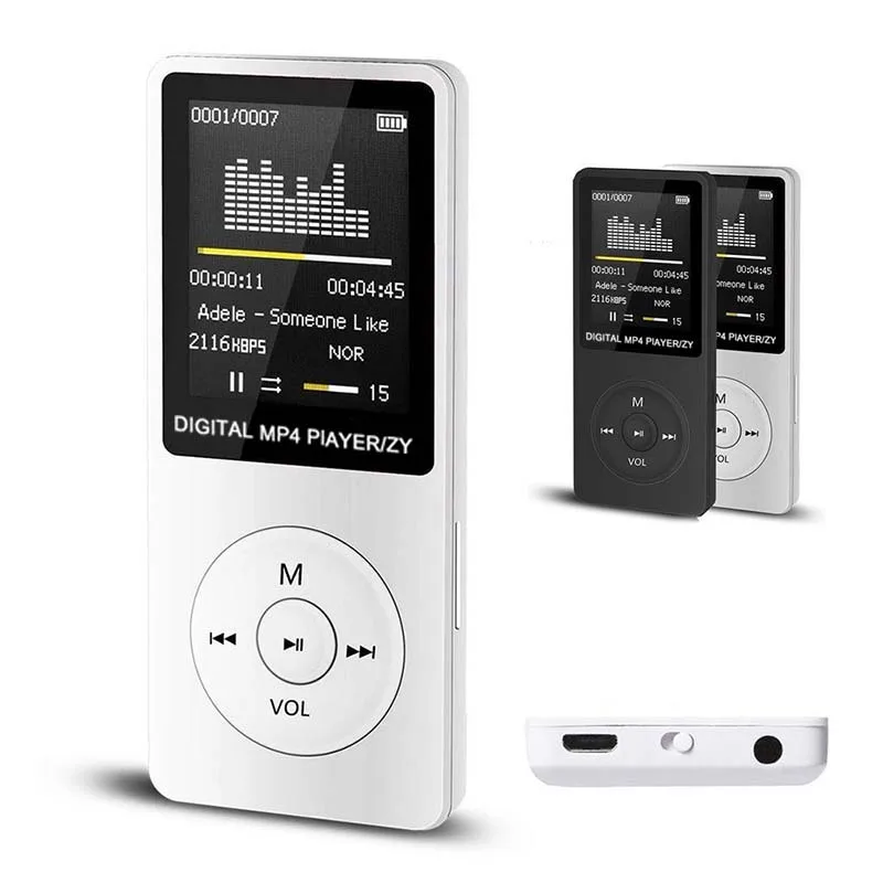 Лидер продаж, Оригинальная английская версия, Ультратонкий MP3-плеер с 8 Гб для хранения, экран 1,8 дюймов, может воспроизводить 80 h, RUIZU X02