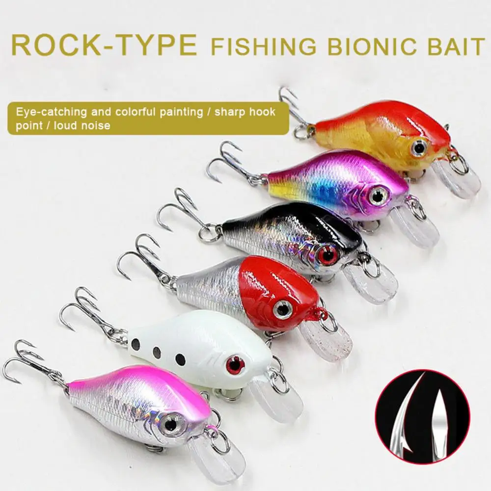 Уличная Тонущая жесткая рыболовная приманка 60 мм снасть для форель онь