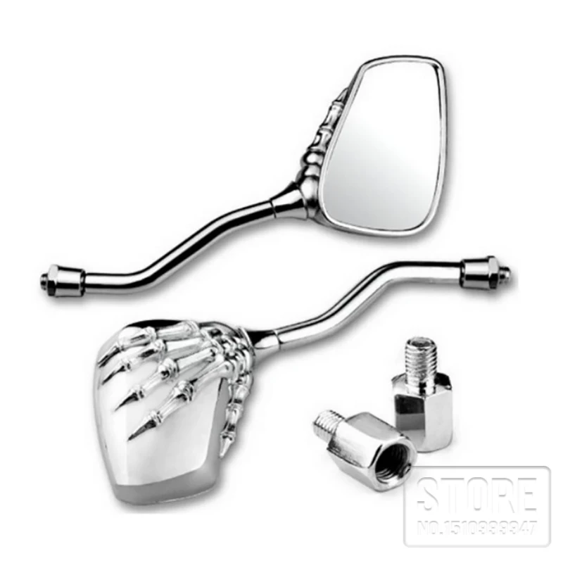 Мотоциклетное зеркало заднего вида призрака когти кафе гоночные зеркала