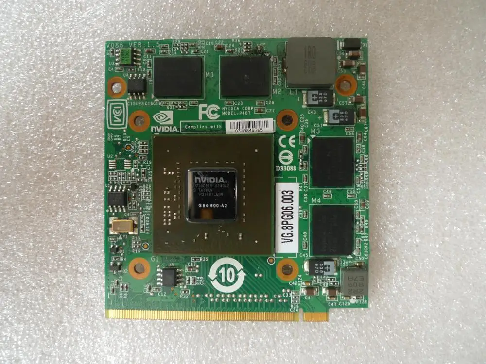 

8600 м GT 8600MGT MXM II DDR2 256MB G84-600-A2 Графика видеокарта для Acer 5920G 5520G 7720G 4720G 7250G 6920G 8920G 9920G