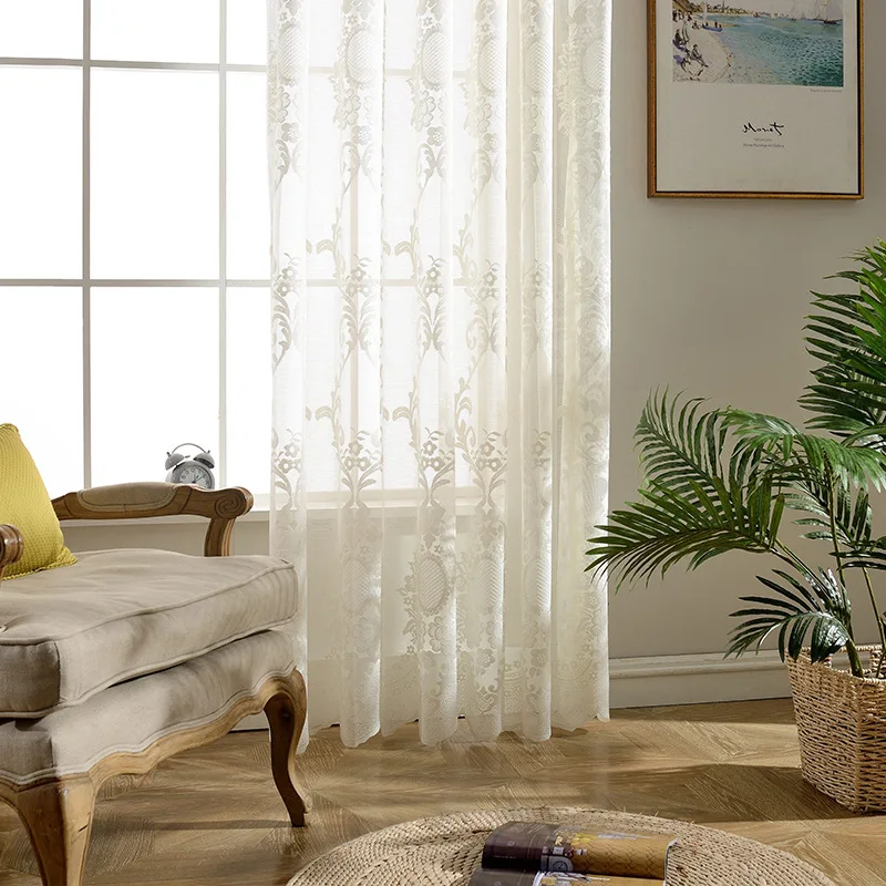Современный минималистичный Европейский Стиль Стильные занавески для гостиной