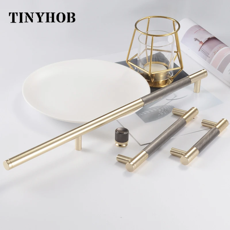 Ручки для шкафа из алюминия кухонные ручки спальни 15 дюймов Т образные и