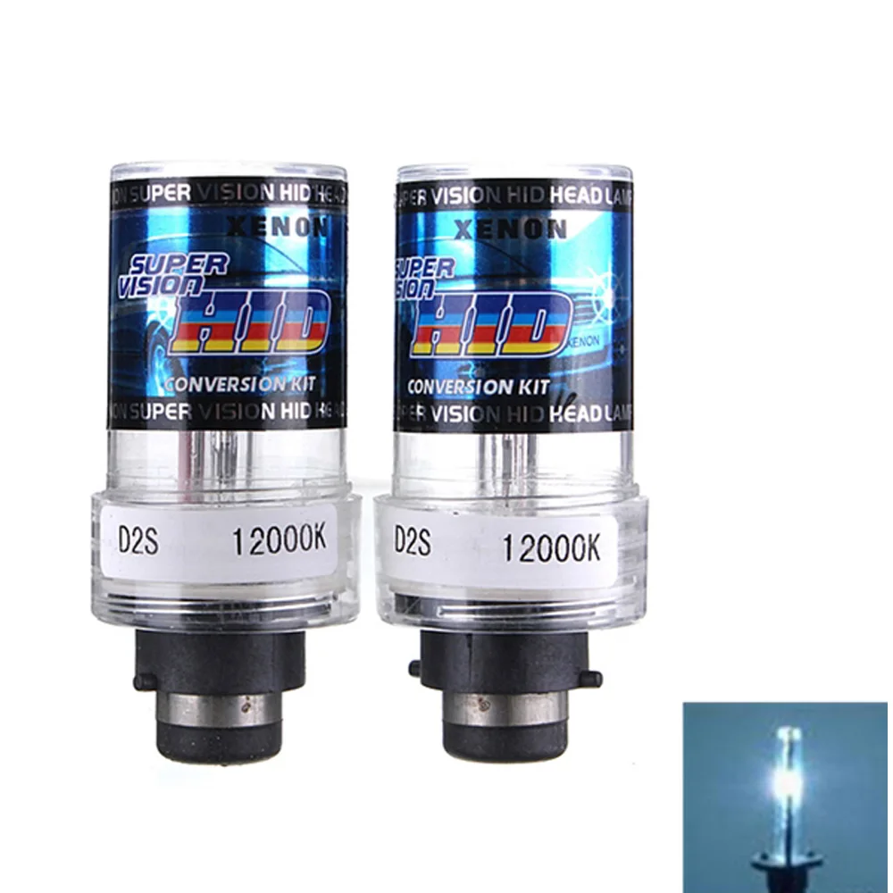 2шт 35W D2S / D2C Замена автомобиля HID ксеноновая лампа белый головной светильник