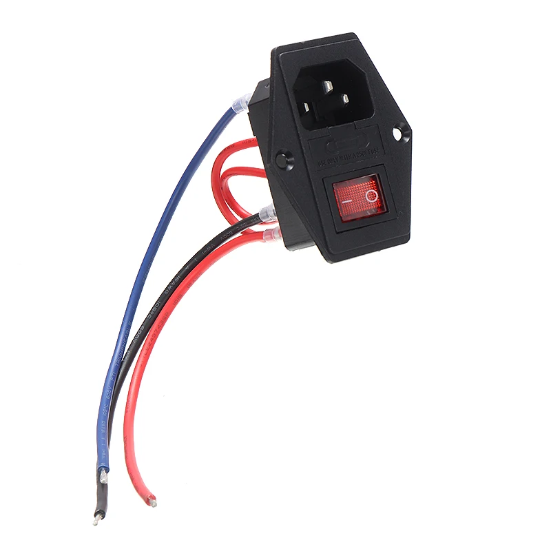 Запчасти для 3D принтера рокерный переключатель разъем питания розетка с