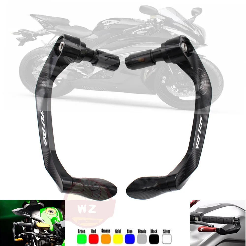 

Universal 7/8" 22mm Motorcycle Handlebar Brake Clutch Levers Protector Guard For Yamaha YZF R6 YZFR6 1999-2004 YZF600